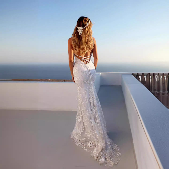 Levoire | Élégante robe blanche sans bretelles