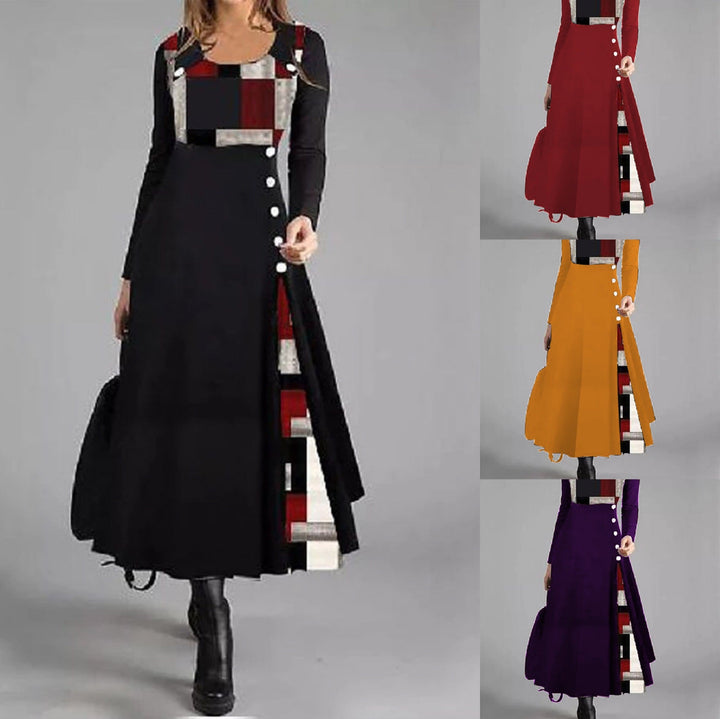 Levoire | Tendance, meilleur vendeur, robe à manches longues avec élément de couleur