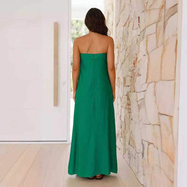 Robe maxi pour femme au design simple et au confort de port polyvalent Levoire