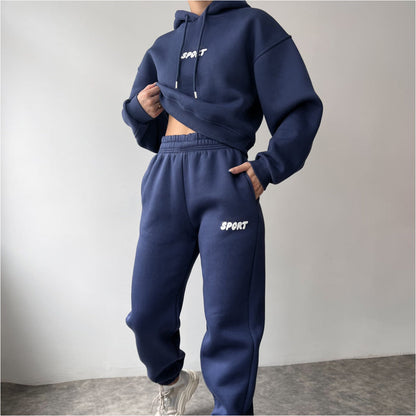 Levoire | Ensemble de Sport à Imprimé Huppari-Tendu-Tendance à Deux Pièces Meriheinä