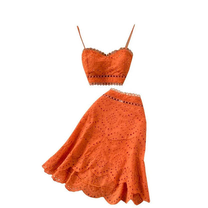 Levoire | Haut et jupe avec volants