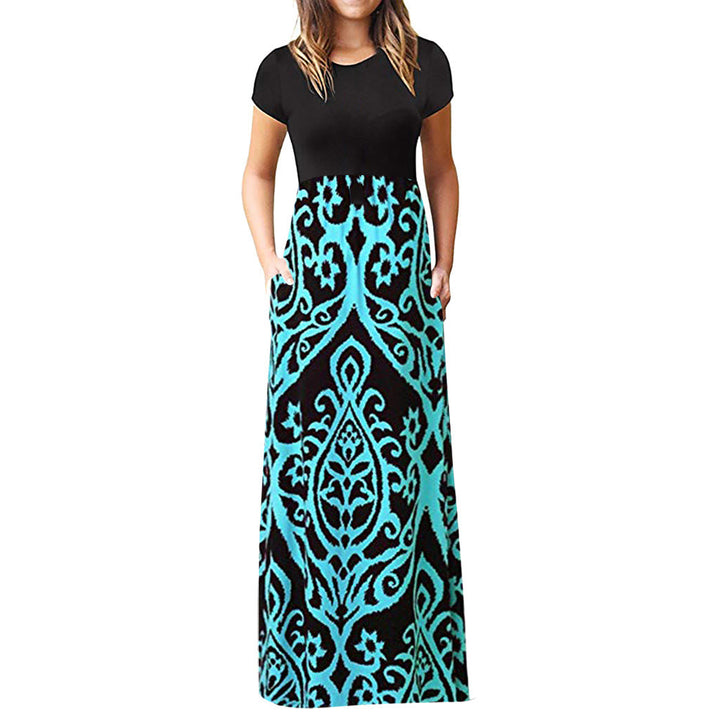 Levoire | Jupe longue remarquable Vente chaude Couleur Robe Bleu