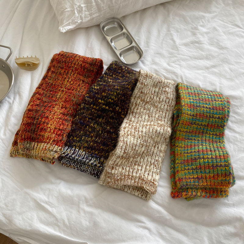 Levoire | Écharpe Tricotée Chaude Vintage