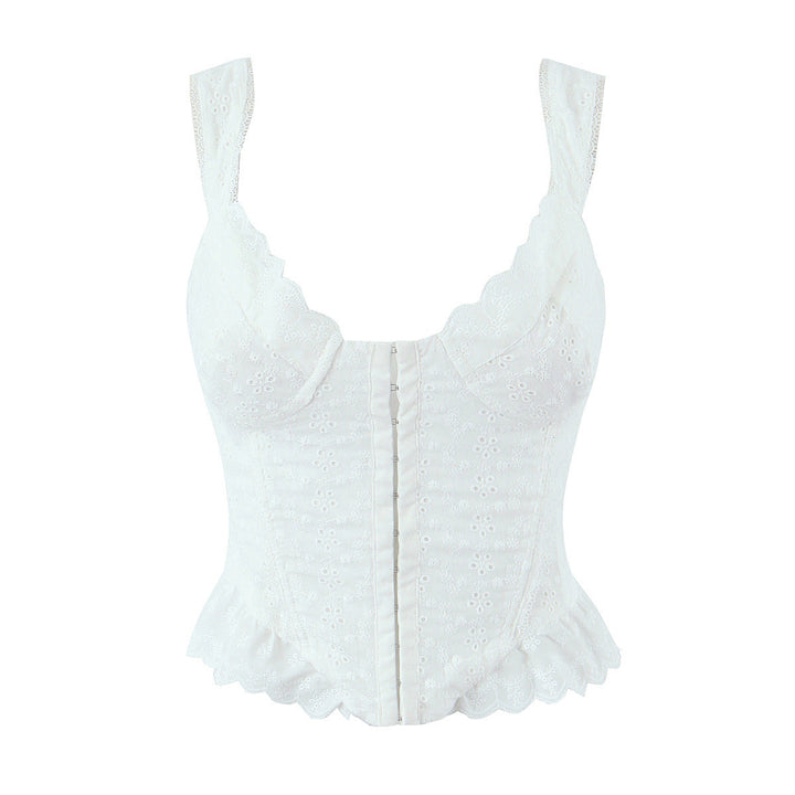Levoire | Jupe Hameisto Marquée Veste Rypytysverkkoveste Ensemble Gilet blanc