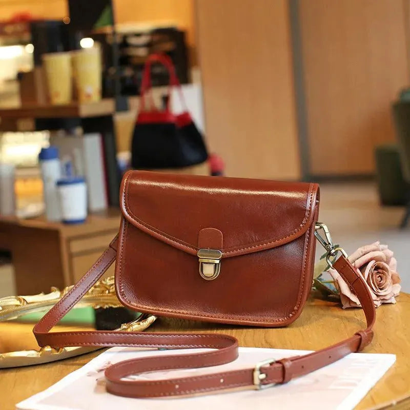 Levoire | Sac en cuir pour femmes Braun