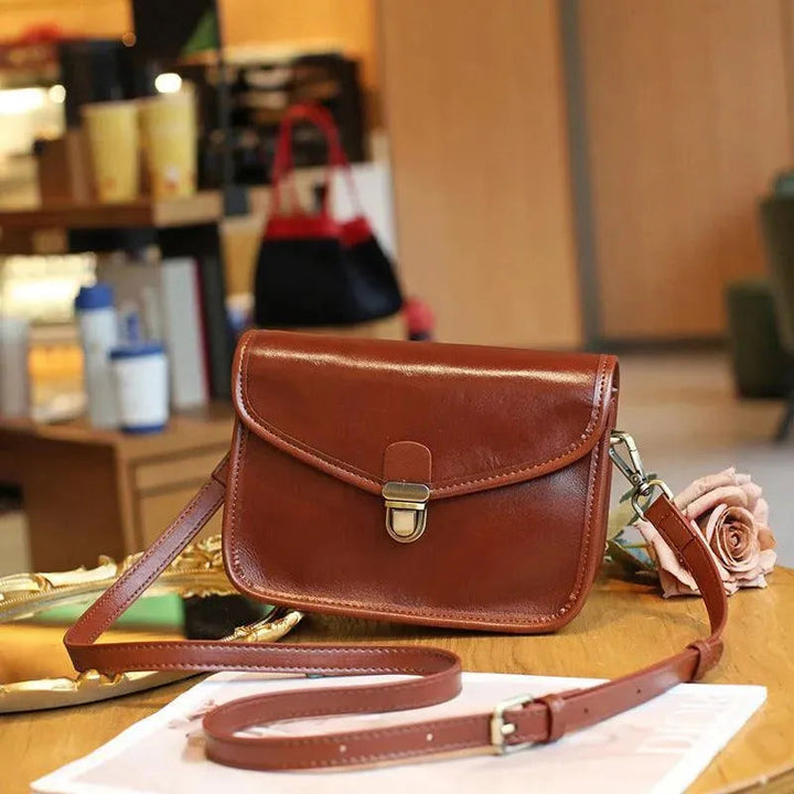 Levoire | Sac en cuir pour femmes Braun