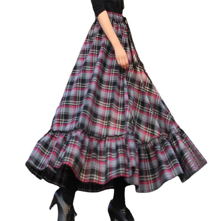 Jupe Maxi Femme avec ourlet élégant et mélange de viscose Levoire