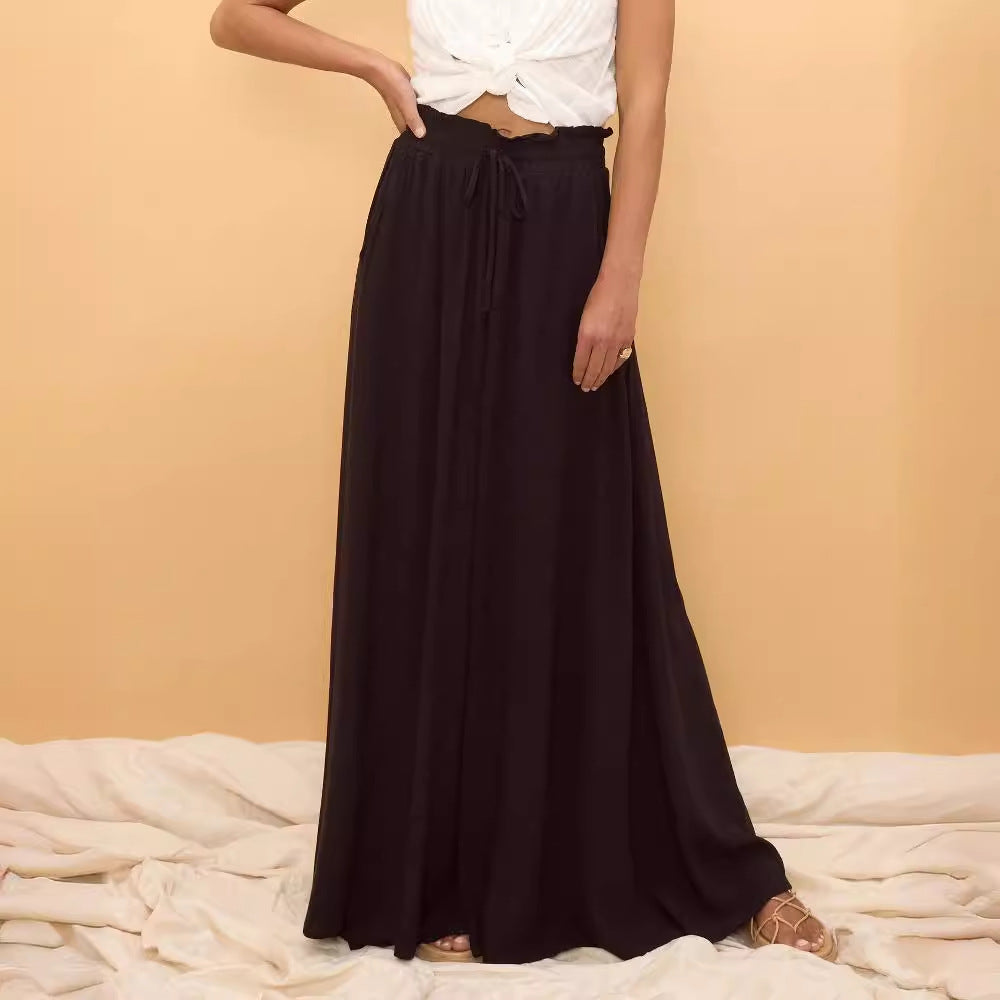 Robe maxi longue pour femme avec imprimé géométrique coloré et fentes latérales hautes Levoire