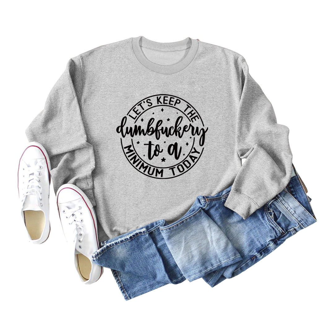 Sweat-shirt graphique pour femmes avec impression motivante Levoire