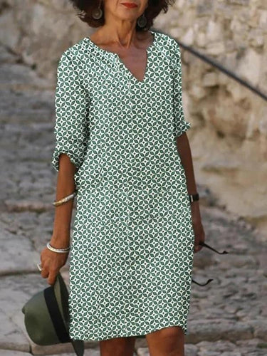 Levoire | Robe Boho Intemporelle Avec Motif