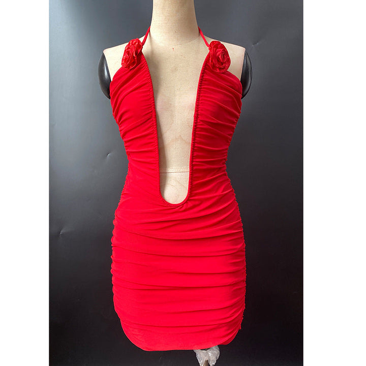 Levoire | Robe dos nu à bretelles spaghetti