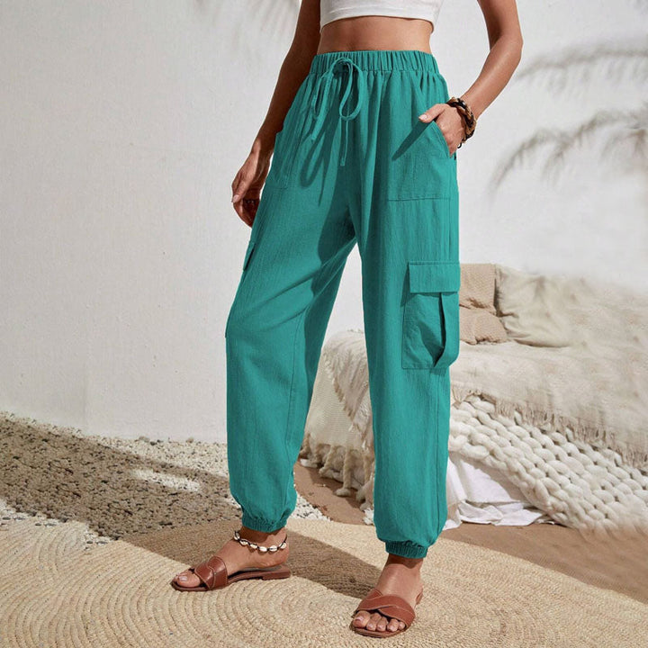 Levoire | Pantalons D'Été Colorés Et Légers Pour Femmes Vert