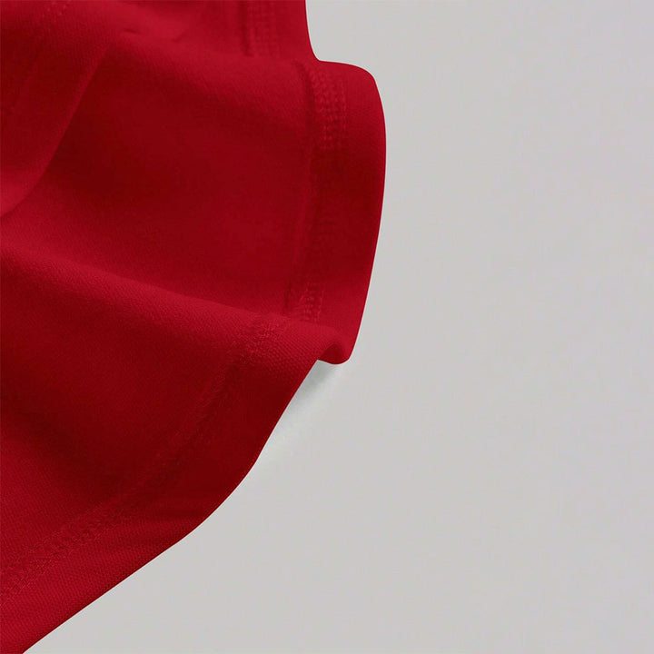 Robe mini moulante pour femme avec des détails volants et un décolleté en cœur profond Levoire