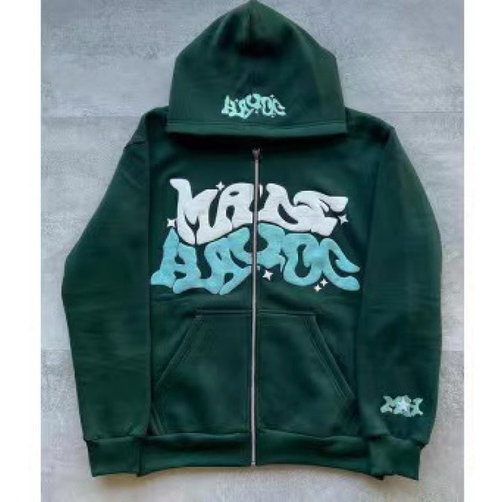Veste à capuche pour femmes avec lettrage graphique et coupe décontractée Levoire
