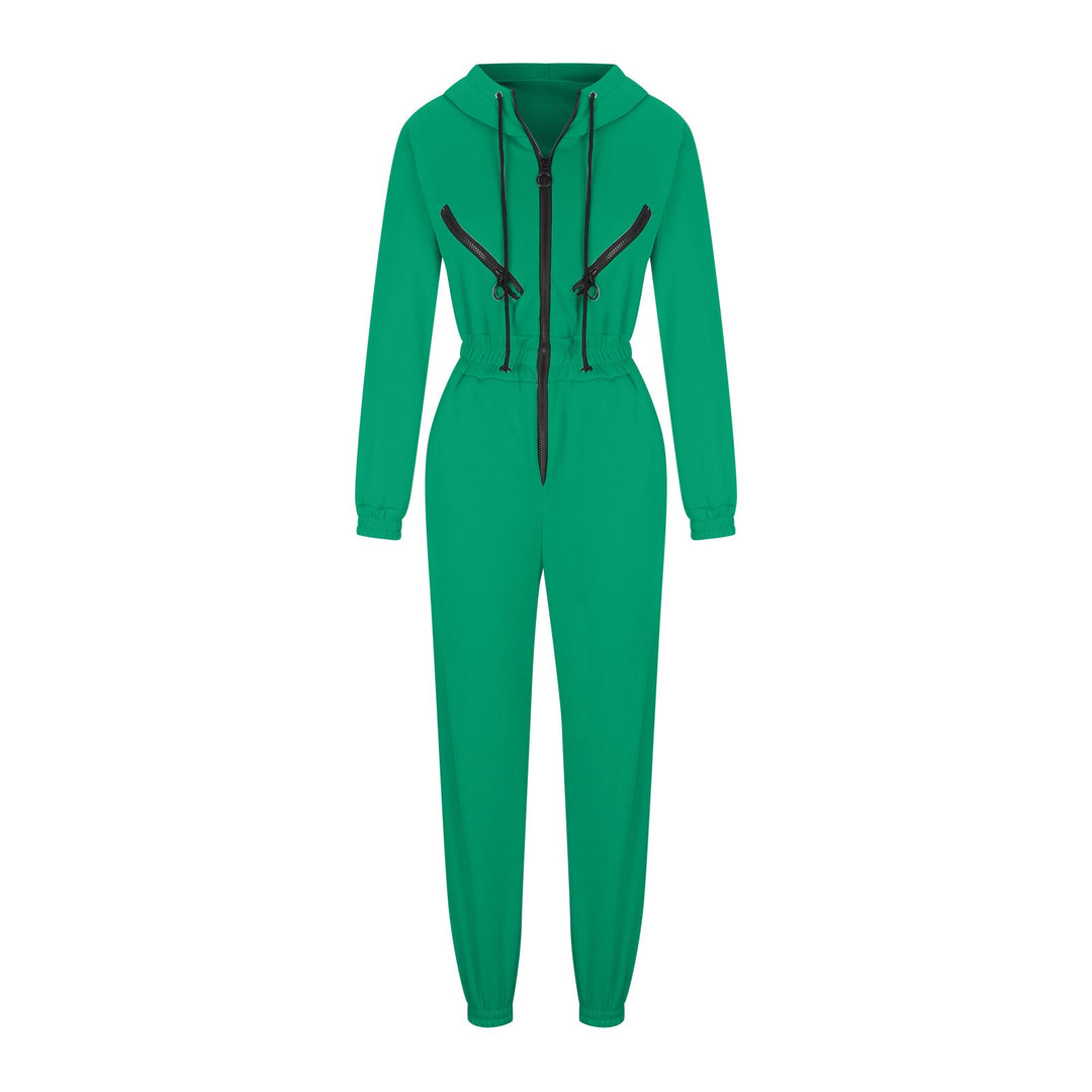 Levoire | Trendik Vêtements Ensemble de Combinaison à Capuche pour Femmes Vert