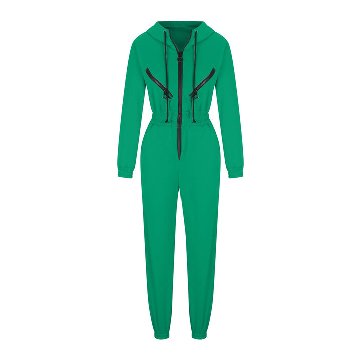 Levoire | Trendik Vêtements Ensemble de Combinaison à Capuche pour Femmes Vert