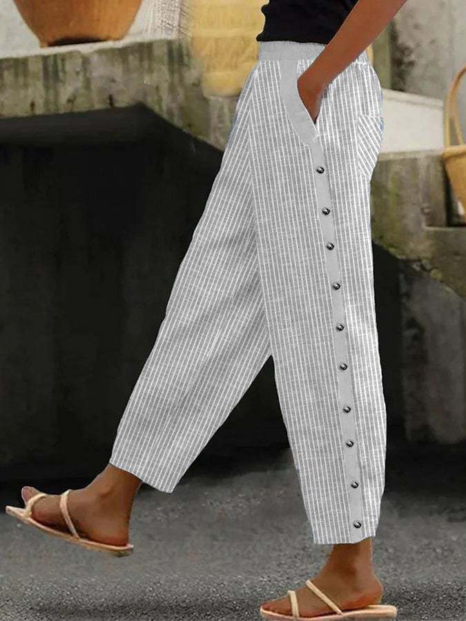 Levoire | Pantalons Confortables D'Une Douceur Céleste Gris