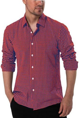 Levoire | Chemise Carreaux Manches Longues Homme