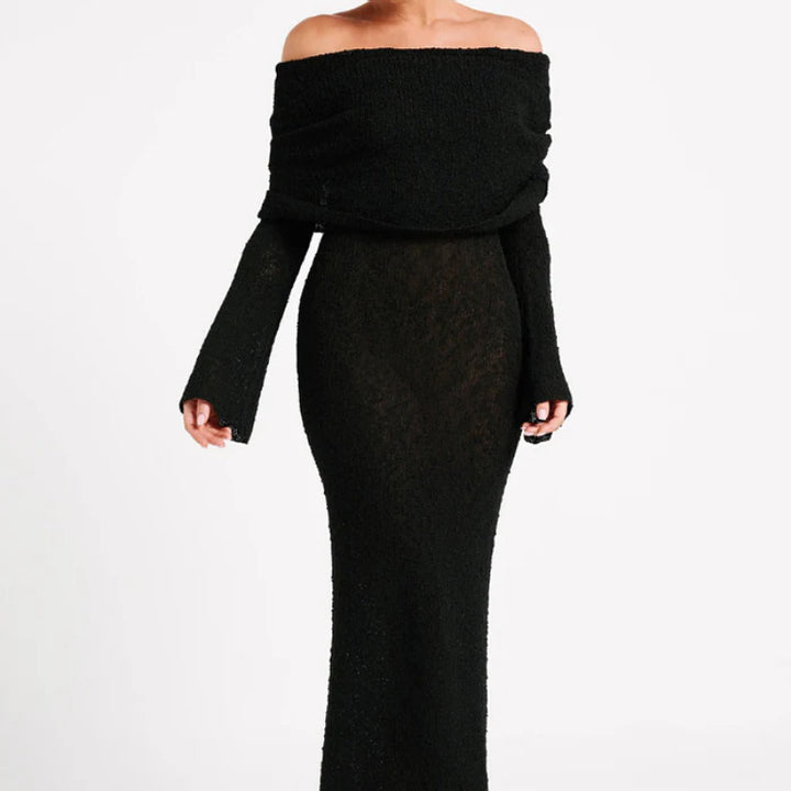 Levoire | Robe ajustée à manches longues, idéale pour les occasions festives