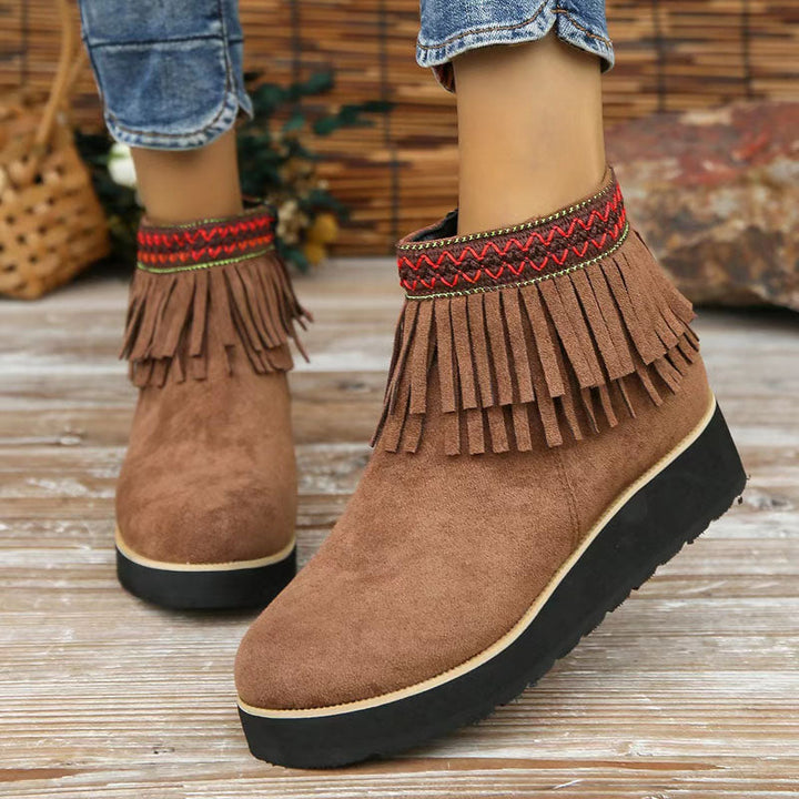 Levoire | Bottines À Franges Hiver