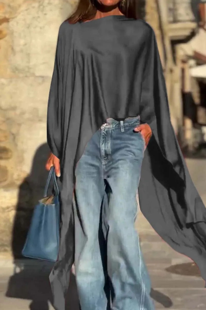 Haut surdimensionné tendance pour femmes avec une coupe fluide Levoire