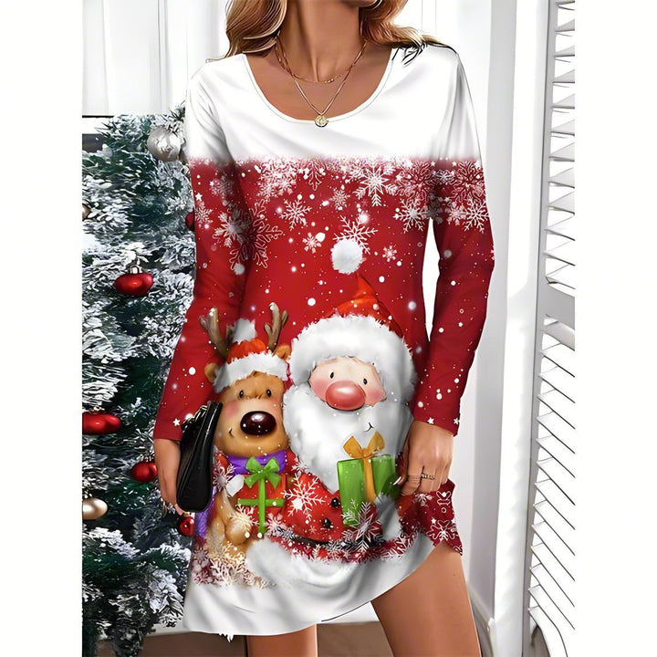 Levoire | Mode de Noël élégante dans une robe à manches longues A4