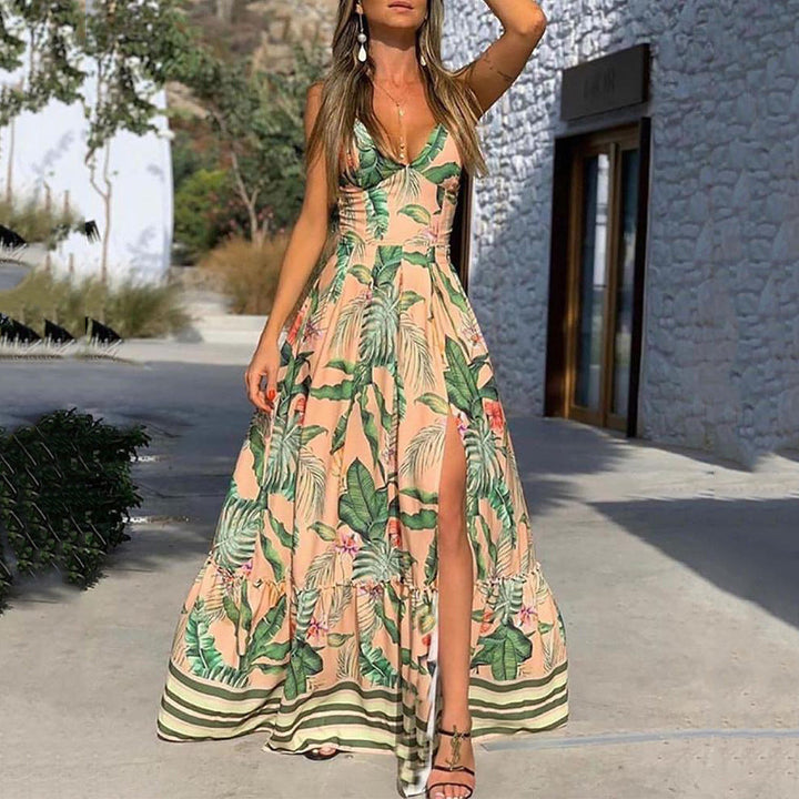 Levoire | Eloisa robe imprimée à trois couleurs Lehti 2