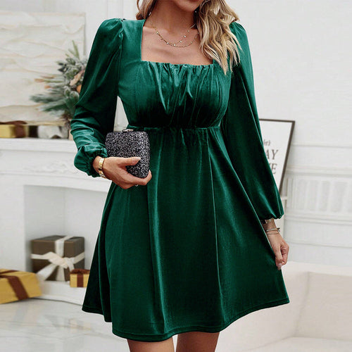 Levoire | Robe en velours attrayante Robe sexy