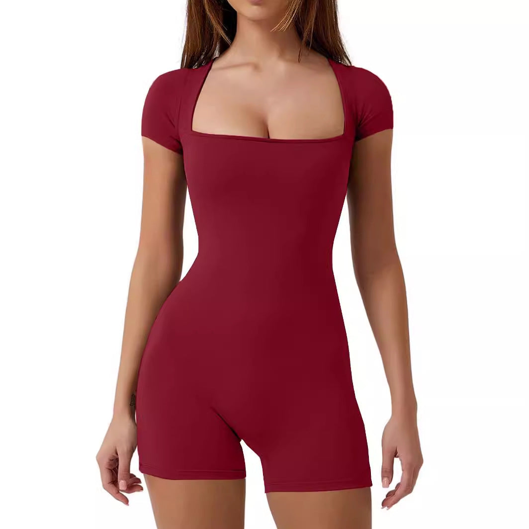 Levoire | Robe à col rond avec ceinture à rayures