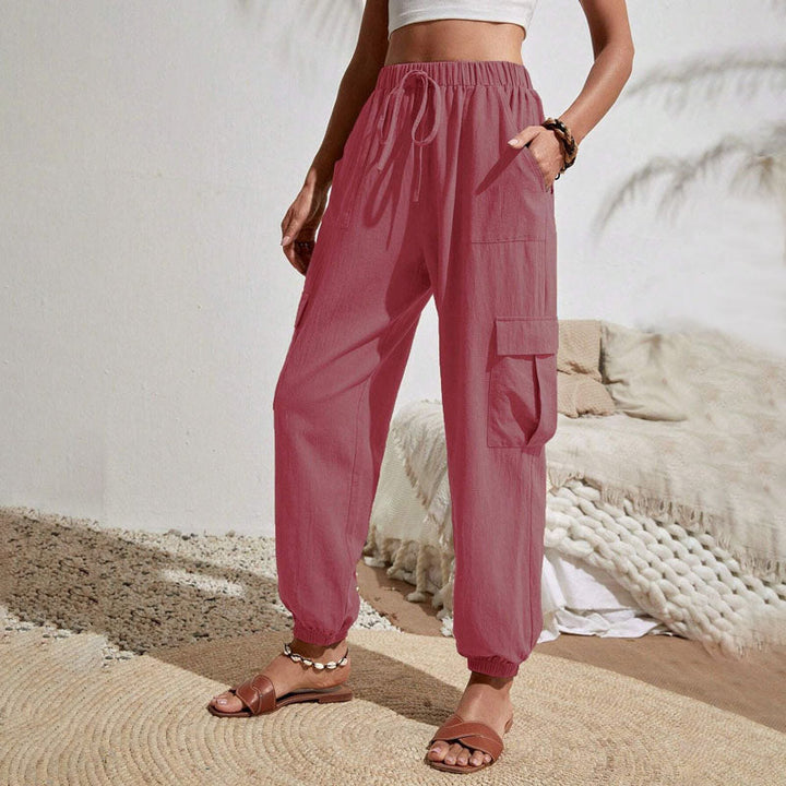 Levoire | Pantalons D'Été Colorés Et Légers Pour Femmes Rosa