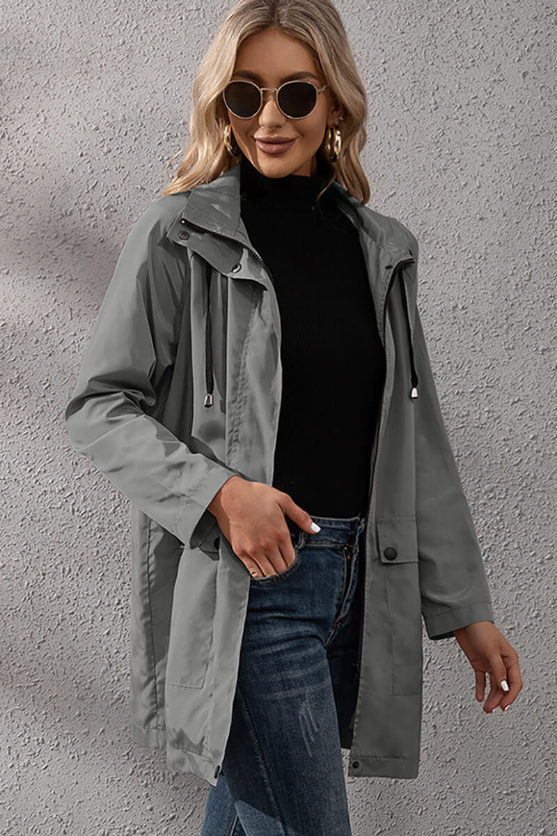 Levoire | Veste Coupe-Vent Urbaine Imperméable Avec Capuche