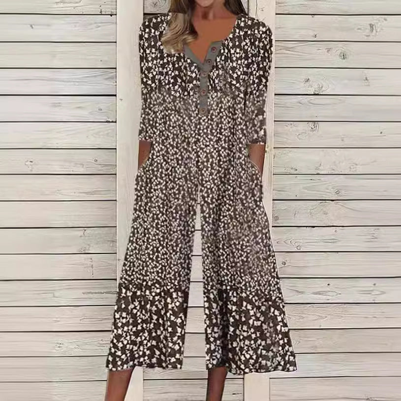 Levoire | Robe Maxi Élégante Pour Femmes Raffinées Braun