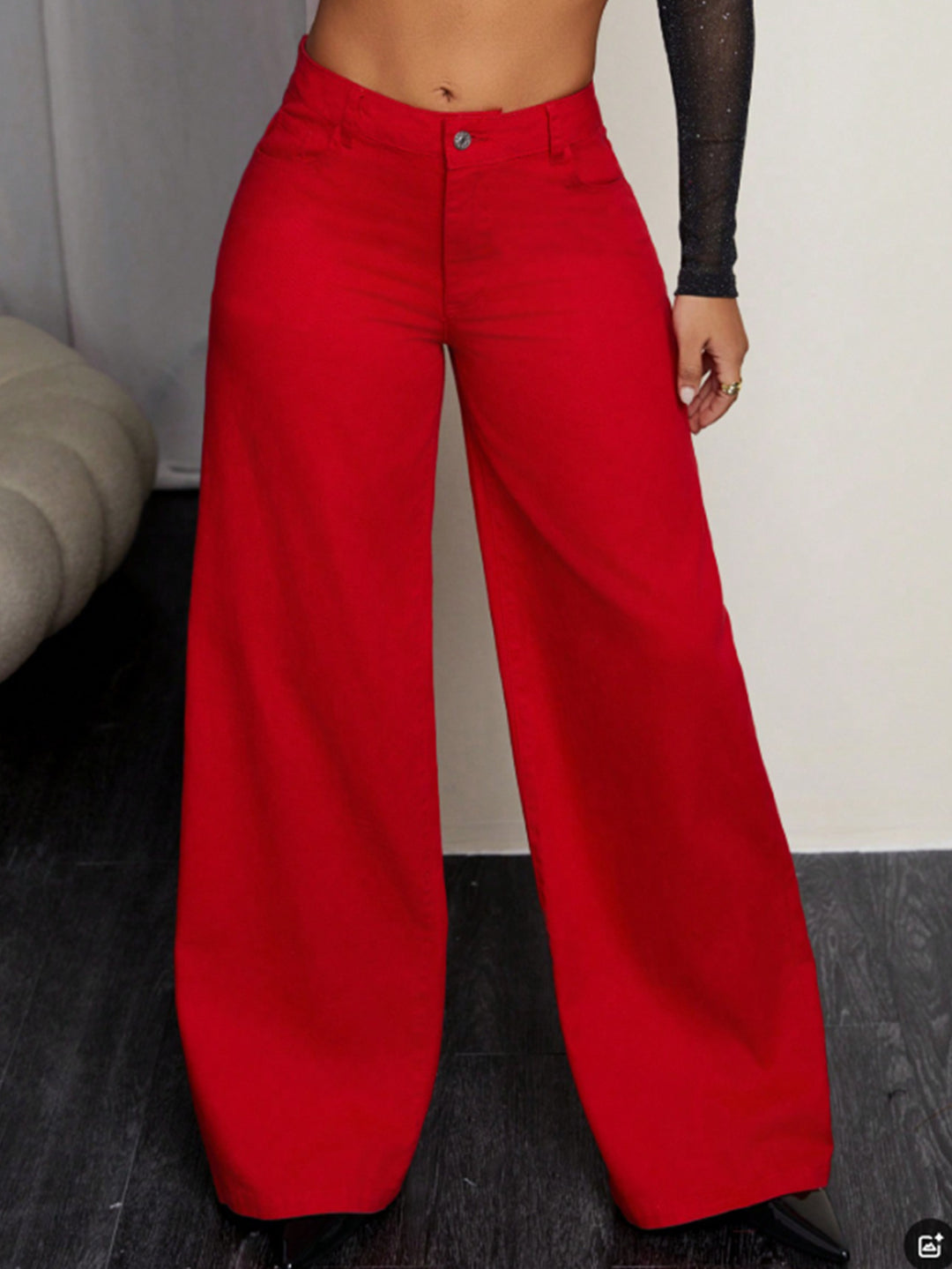 Pantalon large taille haute pour femmes dans une coupe élégante Levoire