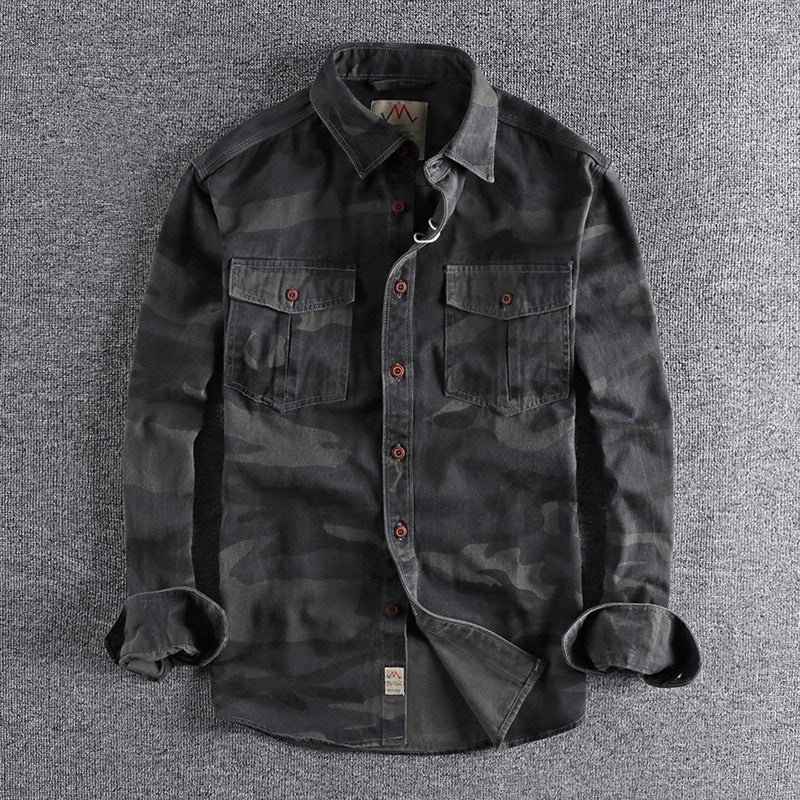 Levoire | Veste Rétro Camouflage Pour Hommes