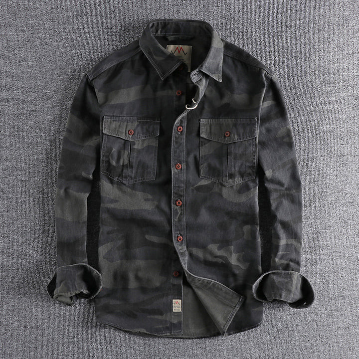 Levoire | Veste Rétro Camouflage Pour Hommes