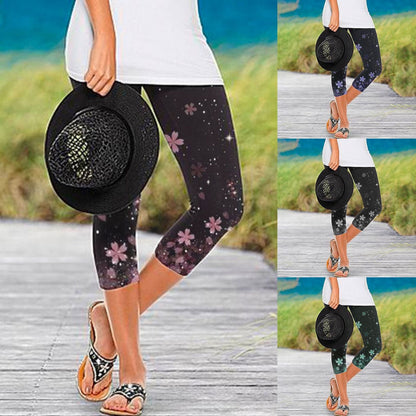 Levoire | Pantalons de yoga en tissu élastique ajustés imprimés confortables