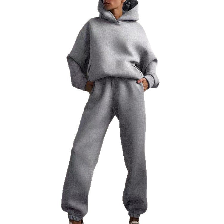 Ensemble de sweat à capuche surdimensionné et de pantalon de jogging pour femmes Levoire