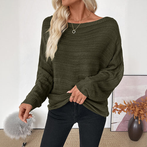 Femme Pull Tricot Off-Shoulder Levoire