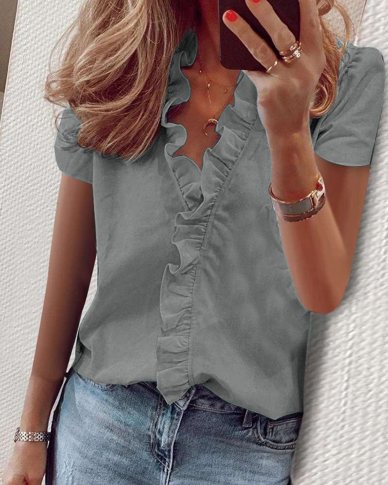 Blouse élégante pour femmes avec détail froncé Levoire
