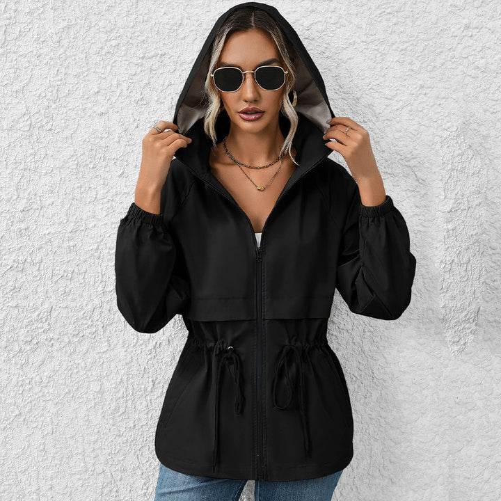 Levoire | Veste De Pluie Imperméable Pour Femmes Noir