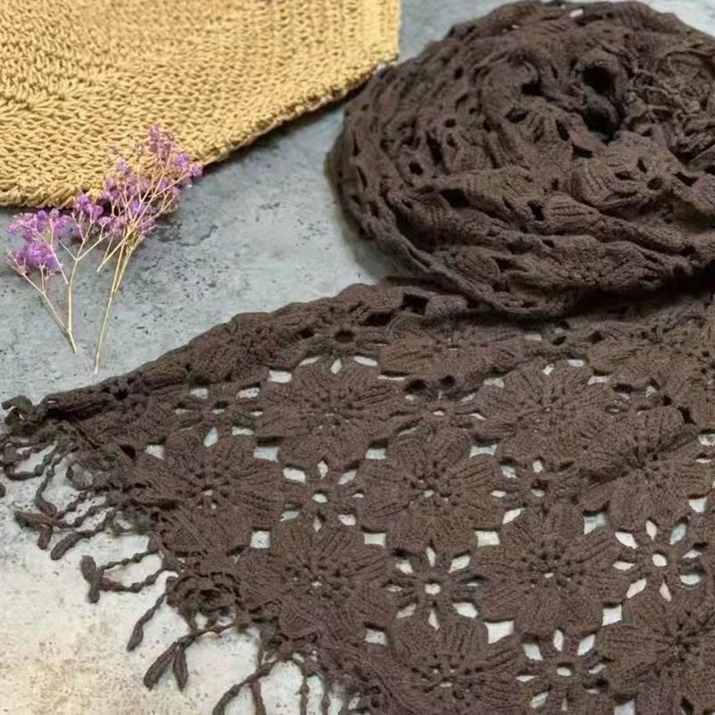Levoire | Écharpe Creuse À Fleurs Décontractée