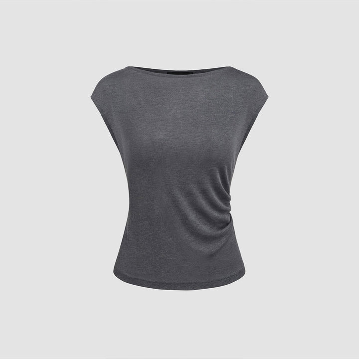 Haut élégant pour femmes avec un design drapé asymétrique Levoire