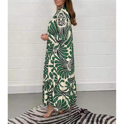 Levoire | Chic Détente Mode V-Encolure Viscose Robe Pleyseekleid