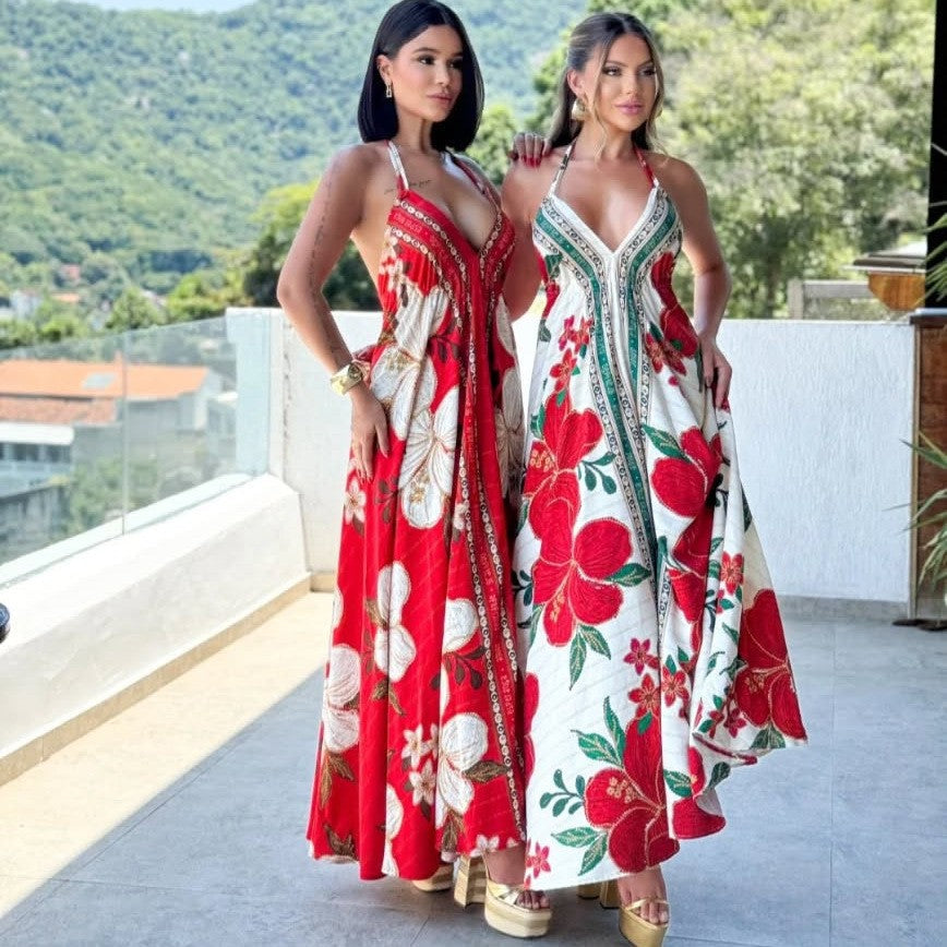 Levoire | Robe longue élégante avec large ourlet