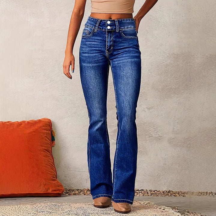Jean bootcut taille haute femme Levoire