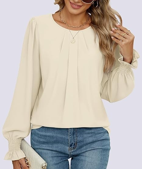 Blouse élégante pour dames avec manches bouffantes Levoire