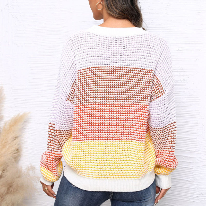 Levoire | En Tricot À Blocs De Couleurs