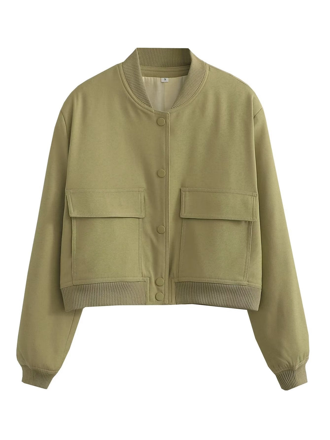Levoire | Grande veste Grande Poche Veste pour femmes Vert olive