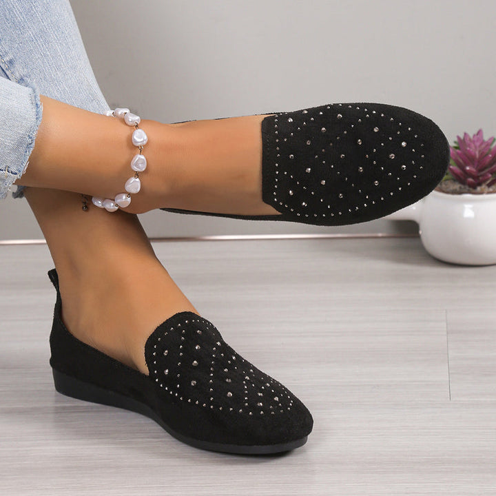 Levoire | Mules Plates Luxueuses Avec Détails En Cristal Pour Femmes