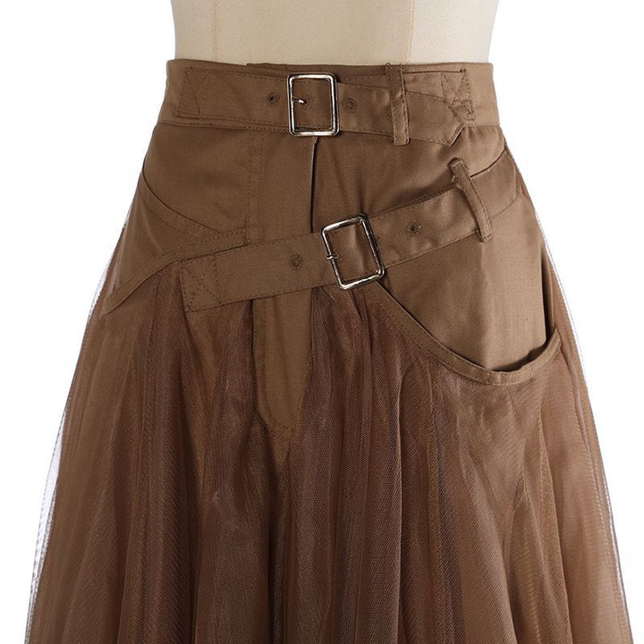 Levoire Jupe en Tulle Patchwork
